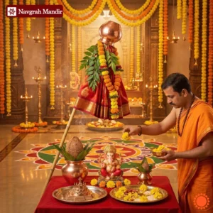 Gudi Padwa Puja ritual for Hindu New Year with Manokamna Siddhi and Kashta Nivaran prayers