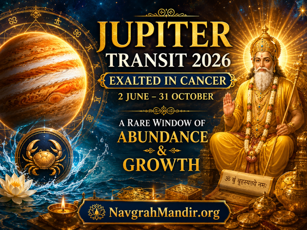 Jupiter Transit 2026 – Exalted Jupiter in Cancer