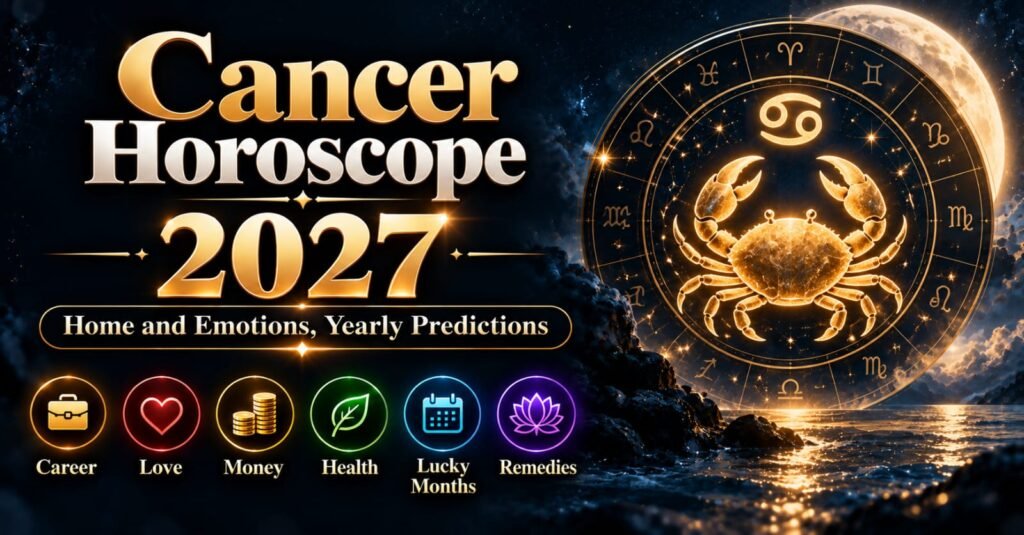 Cancer Horoscope 2027: Home and Emotions, Yearly Predictions for Career, Love, Money, Health with Lucky Months and Remedies
