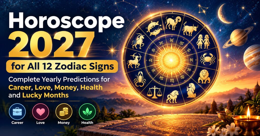 Horoscope 2027 for All 12 Zodiac Signs: Complete Yearly Predictions for Career, Love, Money, Health and Lucky Months