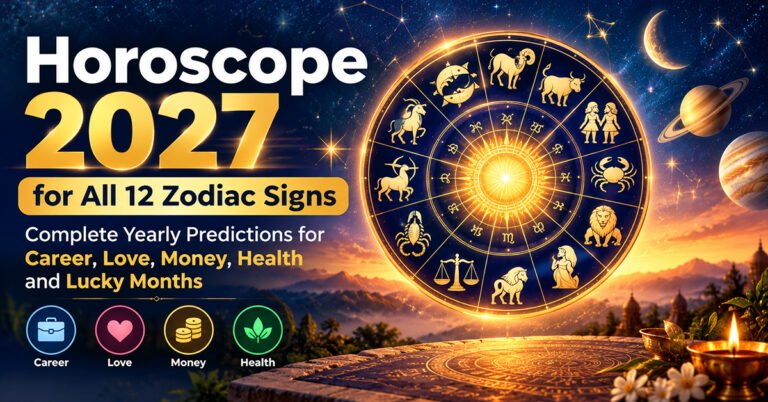 Horoscope 2027 for All 12 Zodiac Signs: Complete Yearly Predictions for Career, Love, Money, Health and Lucky Months