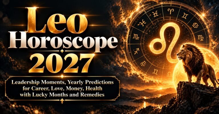 Leo Horoscope 2027: Leadership Moments, Yearly Predictions for Career, Love, Money, Health with Lucky Months and Remedies