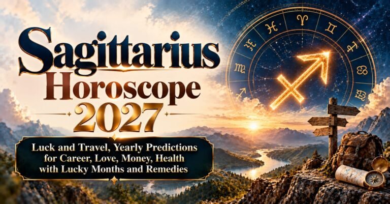 Sagittarius Horoscope 2027: Luck and Travel, Yearly Predictions for Career, Love, Money, Health with Lucky Months and Remedies