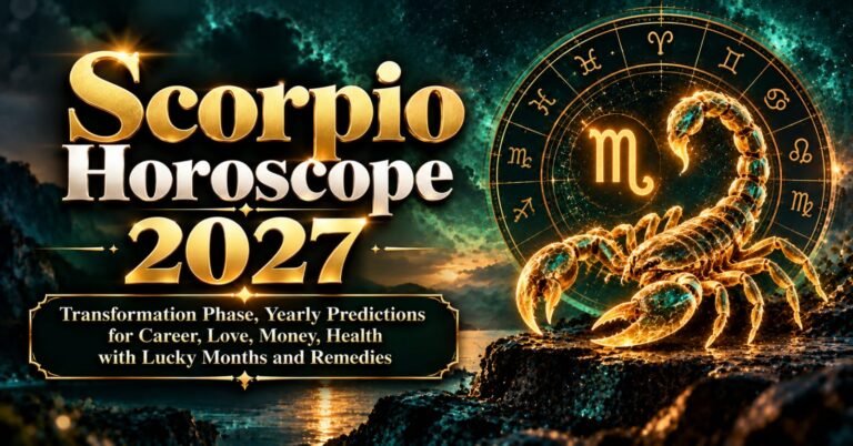 Scorpio Horoscope 2027: Transformation Phase, Yearly Predictions for Career, Love, Money, Health with Lucky Months and Remedies