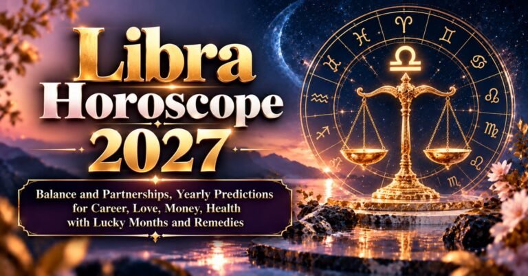 Libra Horoscope 2027: Balance and Partnerships, Yearly Predictions for Career, Love, Money, Health with Lucky Months and Remedies